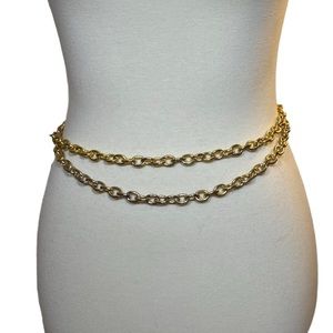 Gold Tone Chain Belt